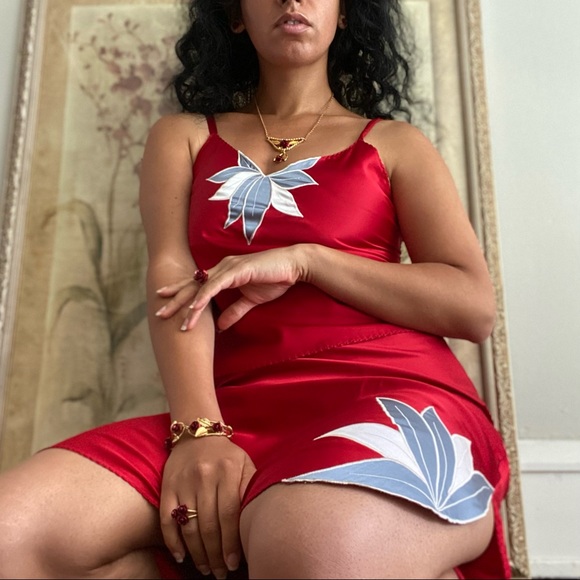 🌹 Natori, Vintage Nelumbo Nucifera Slip Set - Picture 6 of 16